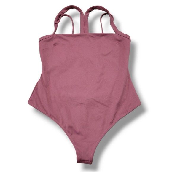 Intimately Free People Bodysuit Size Medium MD Tank Top Racerback Strapy Stretch - Picture 1 of 5